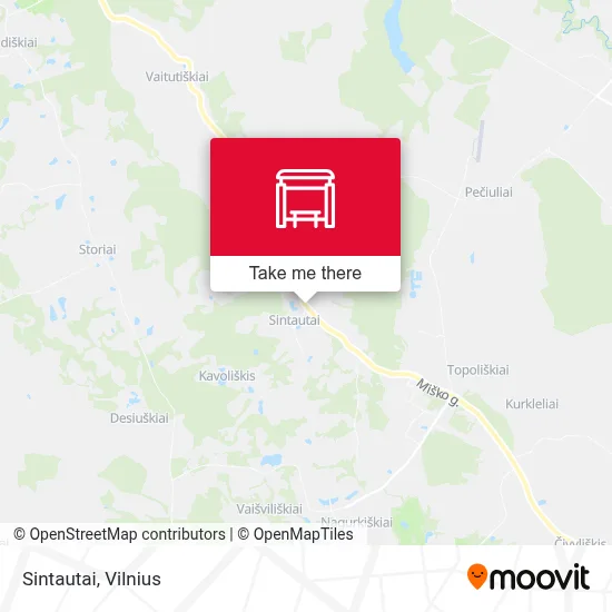 Sintautai map