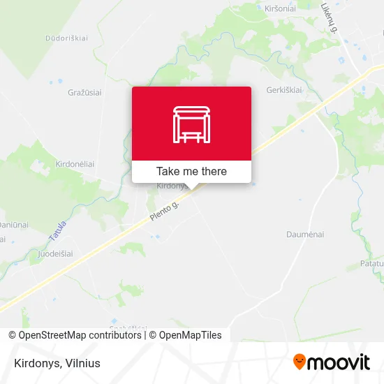 Kirdonys map