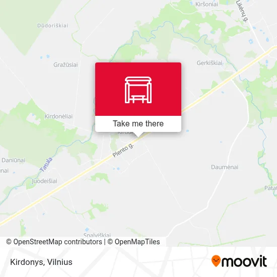 Kirdonys map