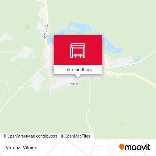 Varėna map
