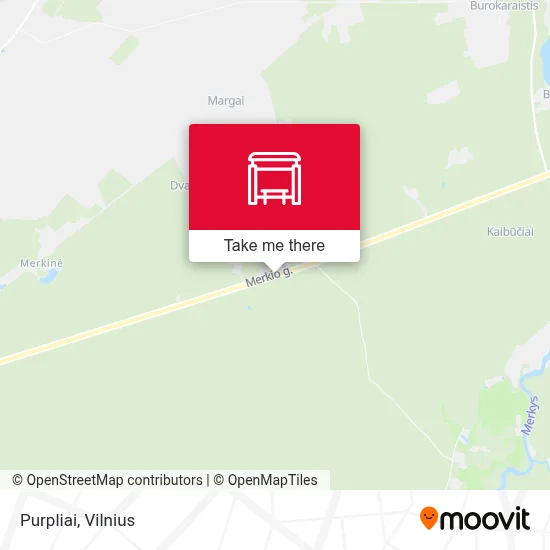 Purpliai map