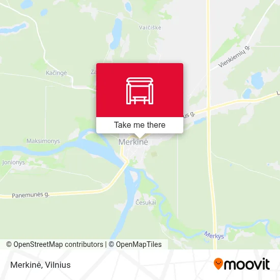 Merkinė map