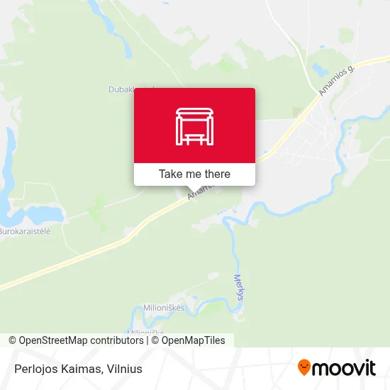 Perlojos Kaimas map