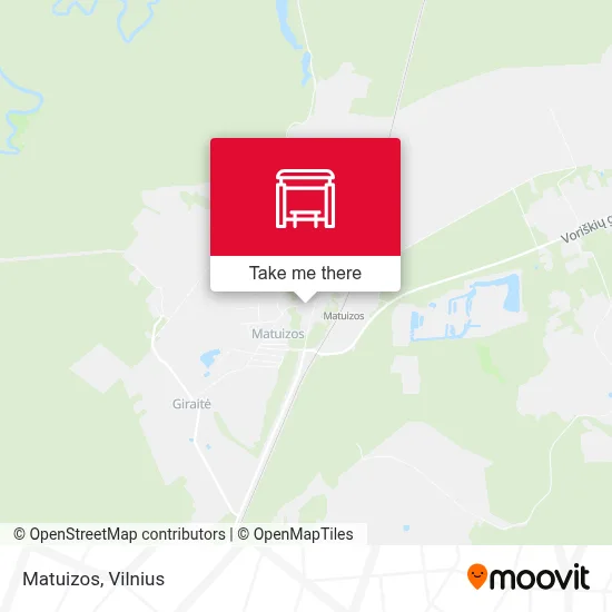 Matuizos map