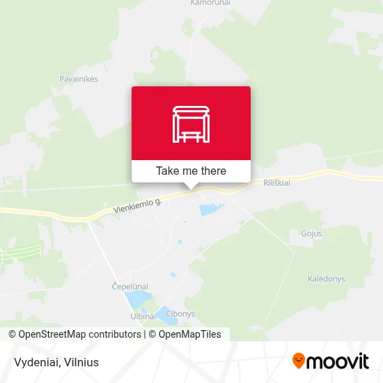 Vydeniai map