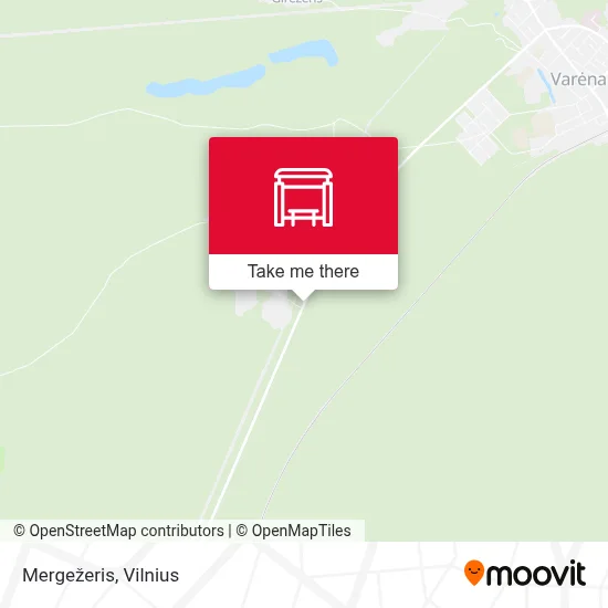 Mergežeris map