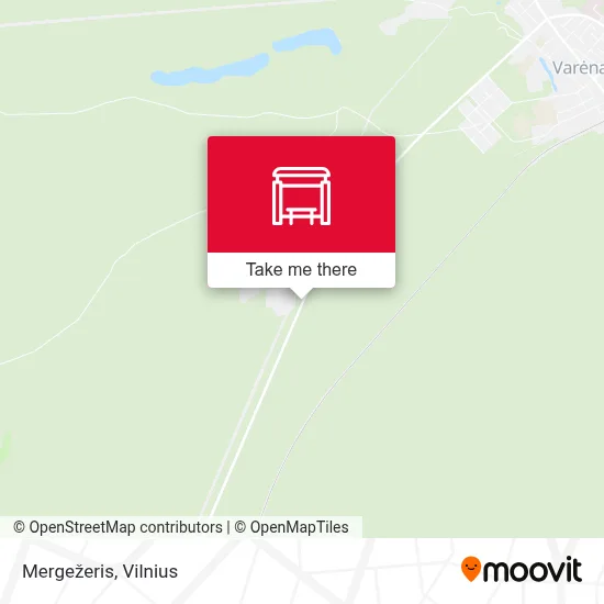Mergežeris map