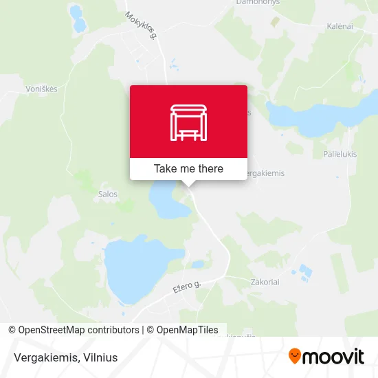 Vergakiemis map