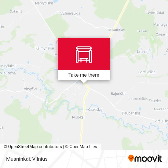Musninkai map
