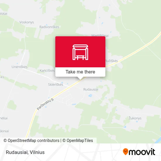 Rudausiai map