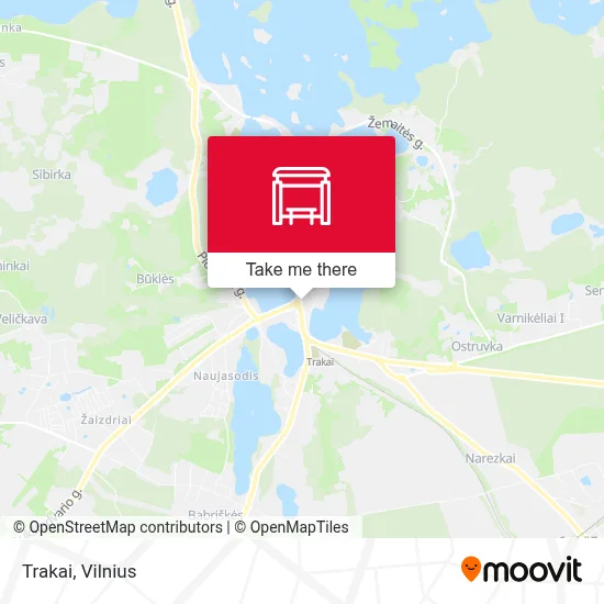 Trakai map
