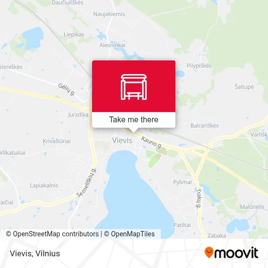 Vievis map