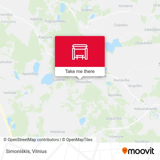 Simoniškis map