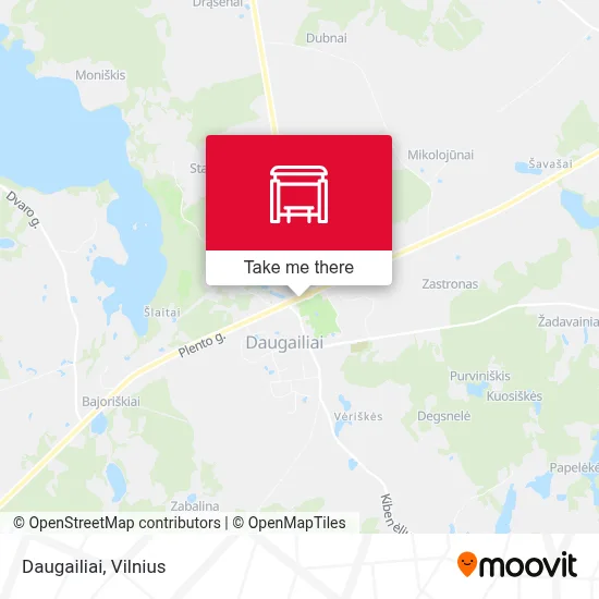 Daugailiai map