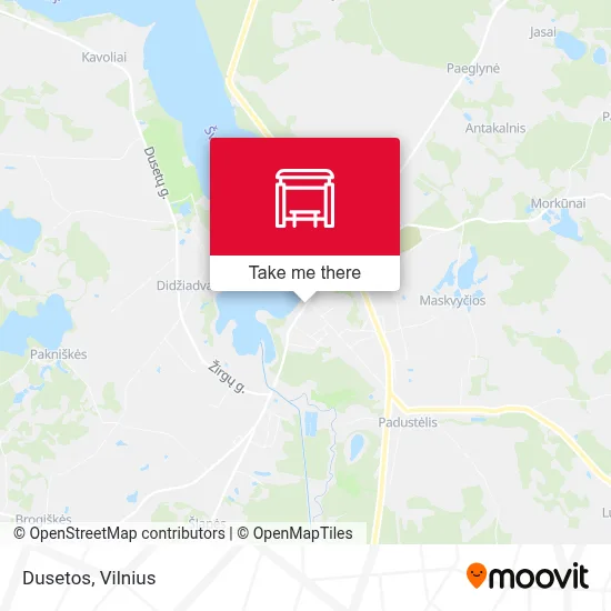 Dusetos map