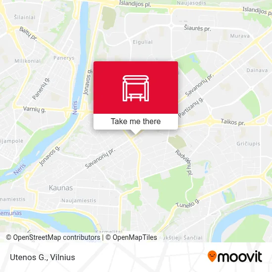 Utenos G. map