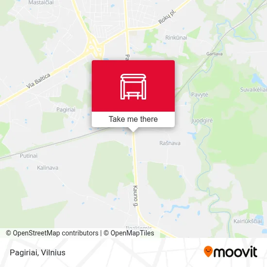 Pagiriai map