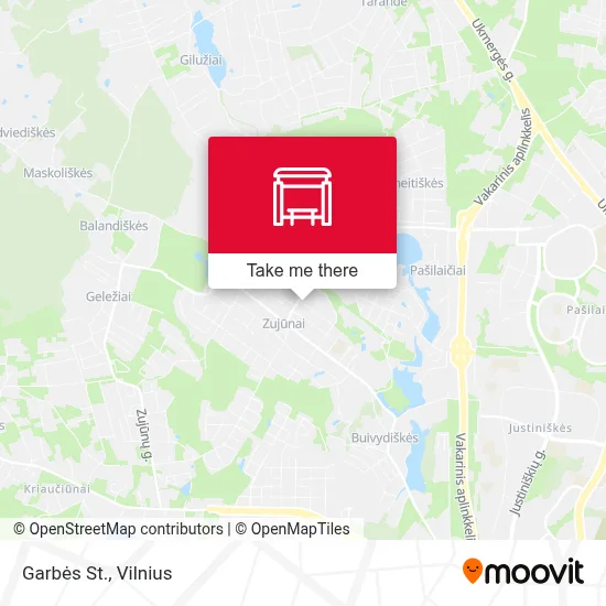 Garbės St. map