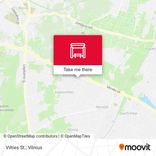 Vilties St. map