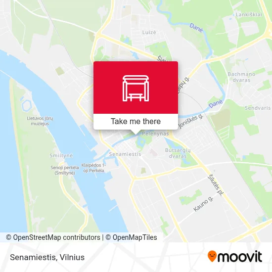 Senamiestis map