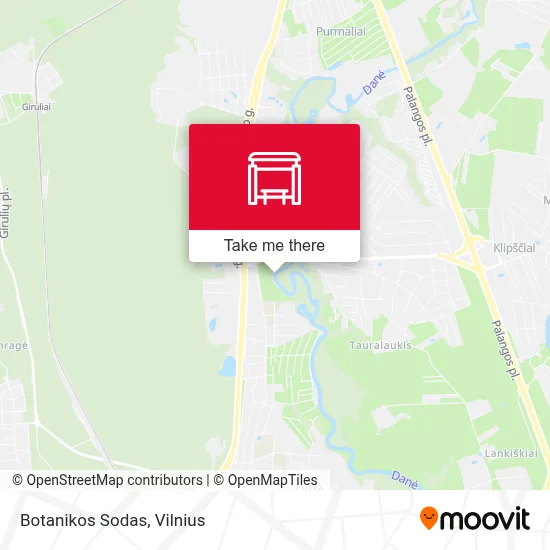 Botanikos Sodas map