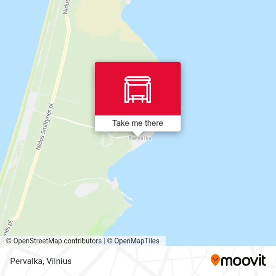 Pervalka map