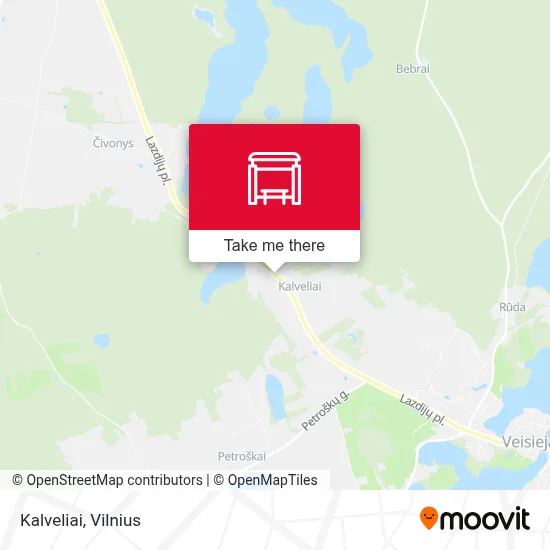 Kalveliai map