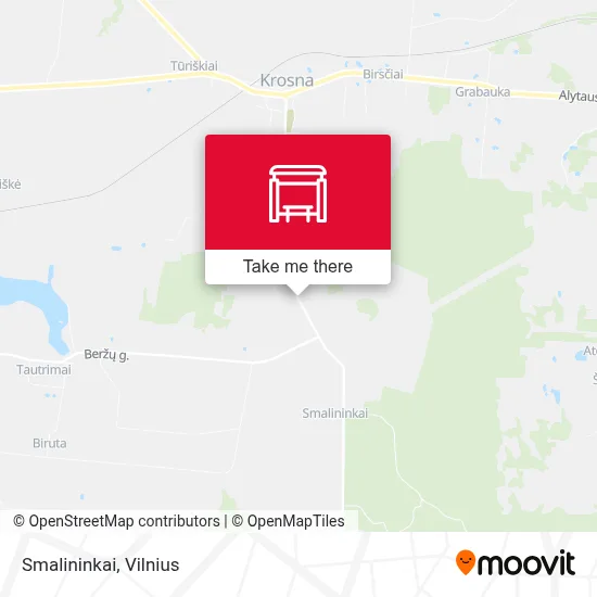 Smalininkai map
