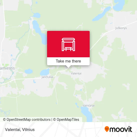 Valentai map