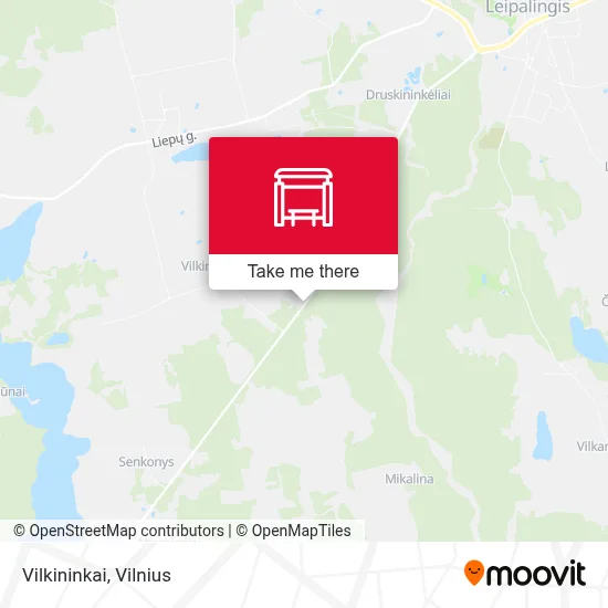 Vilkininkai map