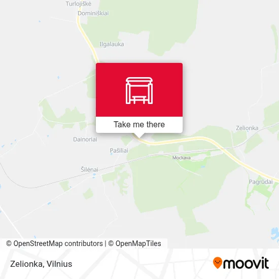 Zelionka map