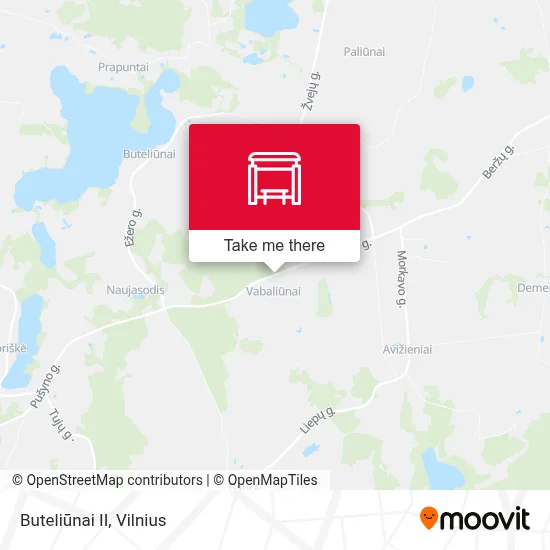 Buteliūnai II map