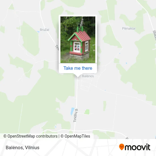 Balėnos map