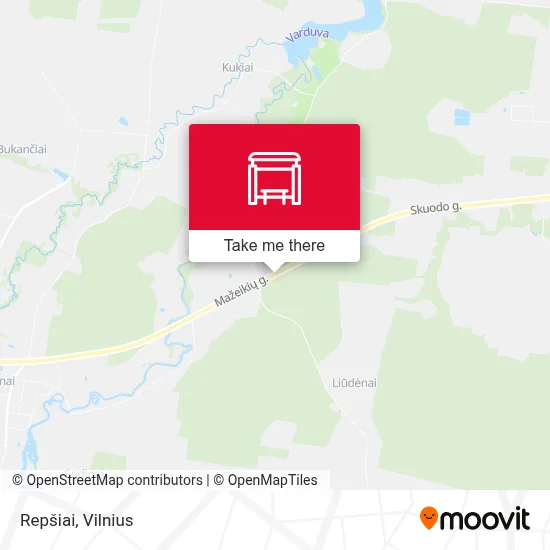 Repšiai map