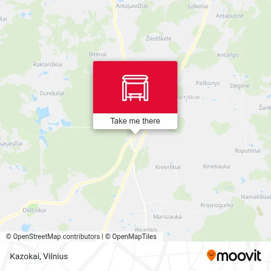 Kazokai map