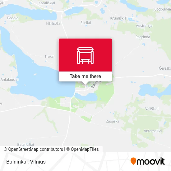 Balninkai map