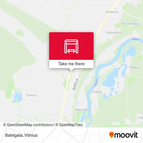 Batėgala map