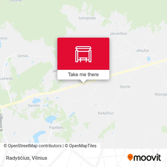 Radyščius map