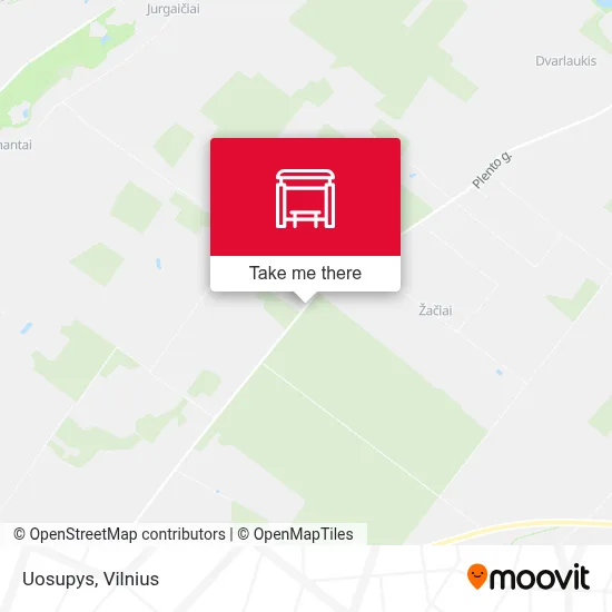 Uosupys map