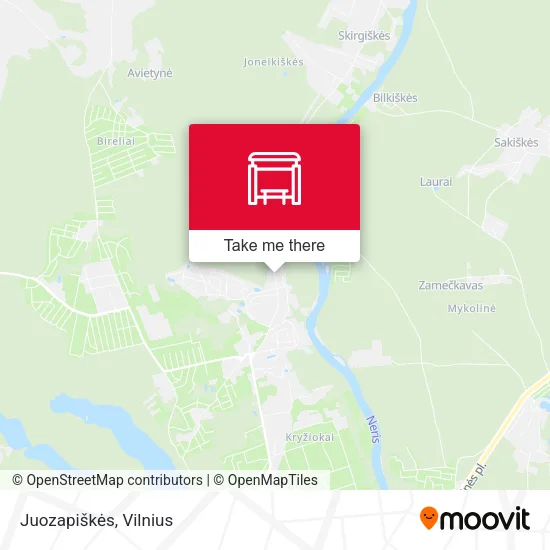 Карта Juozapiškės