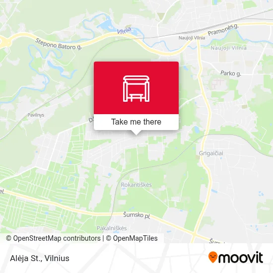 Alėja St. map