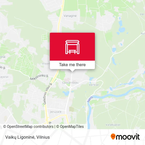 Карта Vaikų Ligoninė