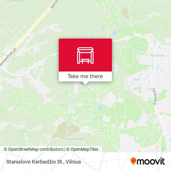 Stanislovo Kerbedžio St. map