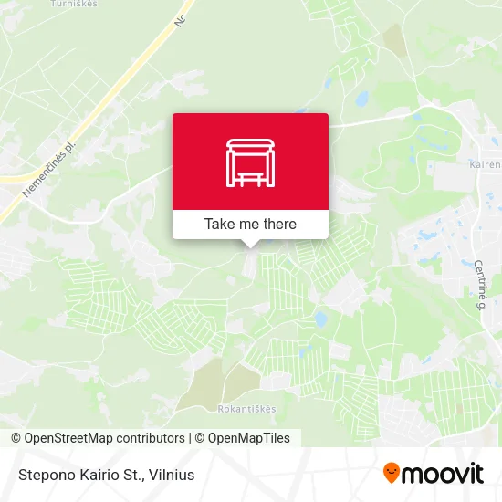 Карта Stepono Kairio St.