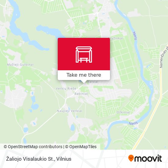 Žaliojo Visalaukio St. map
