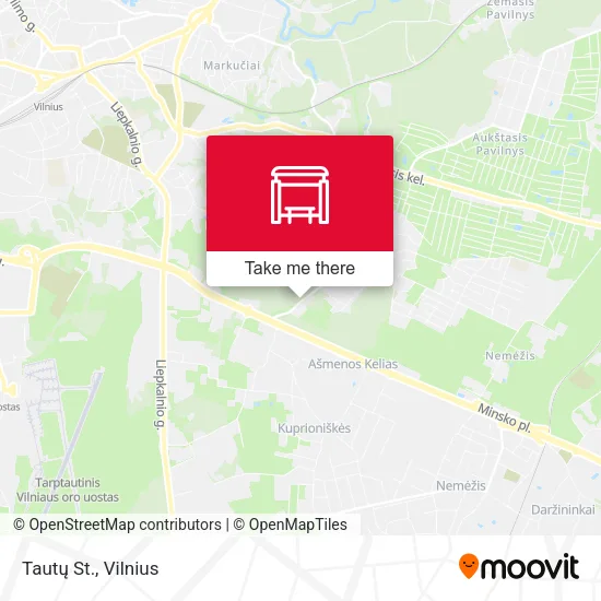 Tautų St. map