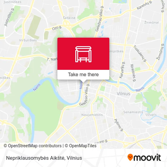 Nepriklausomybės Aikštė map