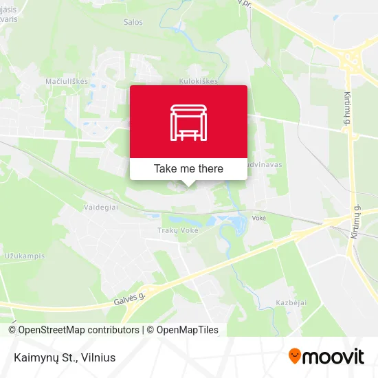 Kaimynų St. map
