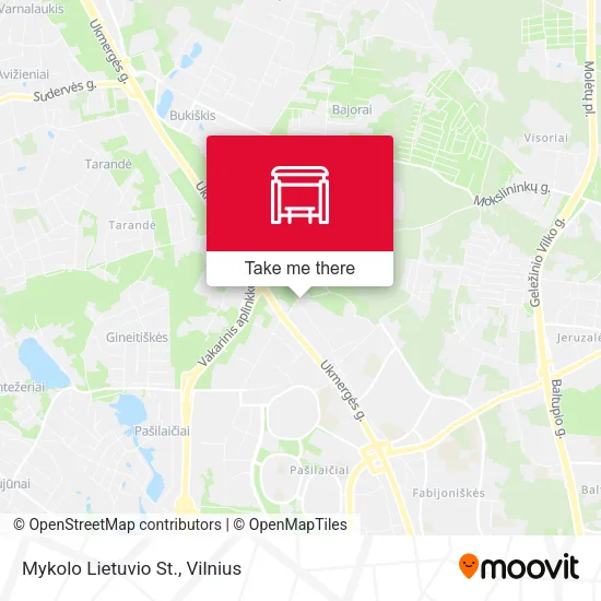 Карта Mykolo Lietuvio St.