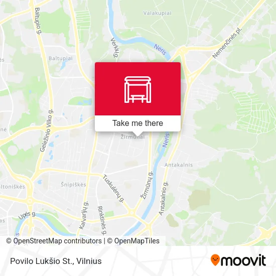 Карта Povilo Lukšio St.